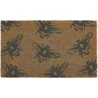 My Mat Printed Coir Buzzy Bees 60X90, Grey
