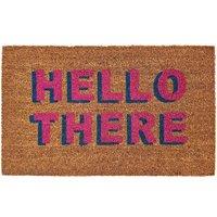 My Mat Printed Coir Hello There 45X75, Pink