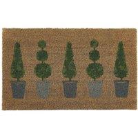 My Mat Printed Coir Topiary 45X75, Green