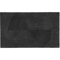 My Mat Reversible Rubber Curve Doormat 45X75, Grey