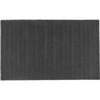 My Mat Reversible Rubber Zig Zag Doormat 45X75, Grey