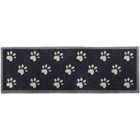 My Mat Howler & Scratch Patterned Big Paw 2 Runner 50X150, Black