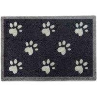 My Mat Howler & Scratch Patterned Big Paw 2 50X75, Black