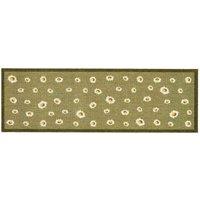 My Mat Nylon Indoor Pattern My Daisy Cow Runner 50X150, Green
