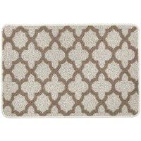 My Mat My Stain Resistant Moroccan Tile Stone 50X75, Cream