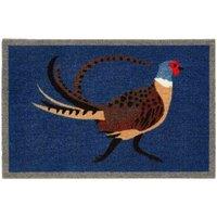 My Mat Nylon Indoor Pattern My Pheasant Blue 50X75, Blue