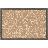 Howler & Scratch Patterned Outline Cats, Cream