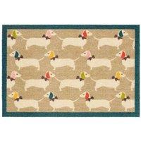 Howler & Scratch Patterned Bright Doggie, Cream