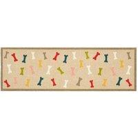 Howler & Scratch Patterned Multi Bones Runner 50X150, Cream