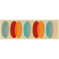 Floormatters Printed Loop Retro Lead 2Pcs 40X60 & 50X150, Multi