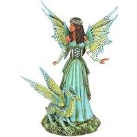 Something Different 22Cm Jewel Of The Forest Fairy Figurine By Amy Brown, Green