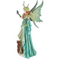 Something Different 46Cm The Caretaker Fairy Figurine By Amy Brown, Green