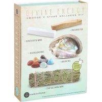 Something Different Divine Energy Smudge And Stone Wellness Kit, Multi