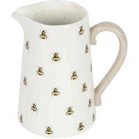 Something Different Bee Ceramic Flower Jug, White