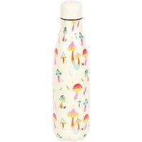 Something Different Funky Fungi Mushroom Print Metal Water Bottle, Pink