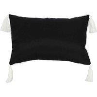 Something Different Rectangular Triple Moon Cushion, Black