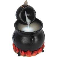 Something Different Pouring Cauldrons Backflow Incense Holder, Black