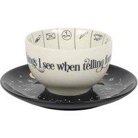 Something Different Fortune Telling Ceramic Teacup, White