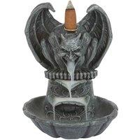 Something Different Gargoyle Backflow Incense Burner, White