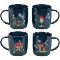 Something Different Gnome Sweet Gnome Mug Set, Blue