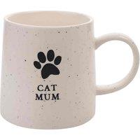 Best Of Breed Paw Prints Mug - Cat Mum, White