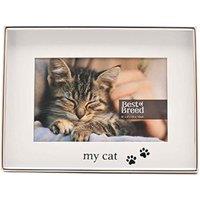 Best Of Breed 'my Cat' Photo Frame 6inch X 4inch, Silver