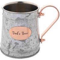 Harvey Makin 'dad's Beer' Moscow Mule Mug, Silver