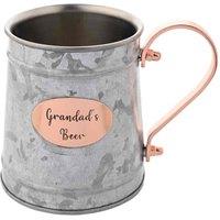 Harvey Makin 'grandad's Beer' Moscow Mule Mug, Silver