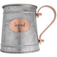 Harvey Makin 'legend' Moscow Mule Mug, Silver