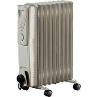 Daewoo 2000W Oil Filled Radiator - White, White