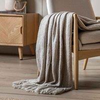 Crossland Grove Dolby Woven Throw Natural 1300X1700Mm