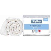 Ezysleep 10.5 Tog Feels Like Down Cotton Cloud Duvet - King, White