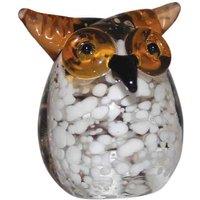 Objets d'art Objets D'art Miniature Glass Figurine - Owl