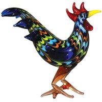 Objets d'art Objets D'art Miniature Glass Figurine - Cockerel