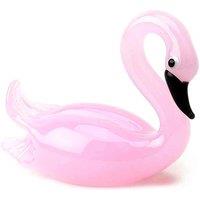 Objets d'art Objets D'art Miniature Glass Figurine - Pink Swan