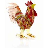 Objets d'art Objets D'art Miniature Glass Figurine - Rooster
