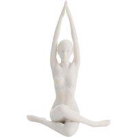 Serenity Yoga Pose White Figurine - Sun Salutation