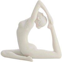 Serenity Yoga Pose White Figurine - Mermaid