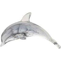 Objets d'art Objets D'art Glass Figurine - Shimmer Dolphin