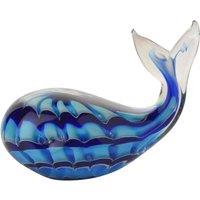Objets d'art Objets D'art Glass Figurine - Blue Whale
