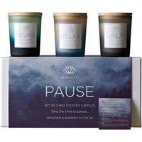 Serenity Pause Set Of 3 Candles