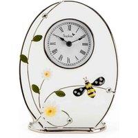 Sophia Classic Glass & Wire Bumble Bee Mantel Clock
