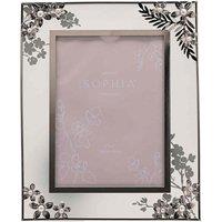 Sophia Classic Silver Daisy Photo Frame 5inch X 7inch, Silver