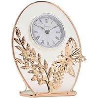 Sophia Classic Gold Butterfly Mantel Clock