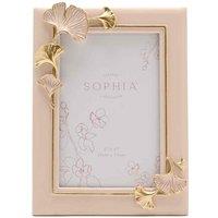 Sophia Classic Ginkgo Blush Photo Frame 4inch X 6inch, Pink