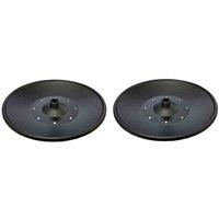 Gardelle Bird Feeder Seed Catcher Tray set Of 2 , Black
