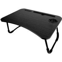 Ingenious Folding Lap Tray with USB Ports, Black