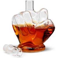 Connoisseur Creations Middle Finger Decanter, Clear