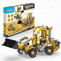 Engino Creative Builder Wheeled Loader Machinery Set, Multi
