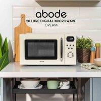 Abode AMD2004C Digital Microwave 20L Cream, Cream